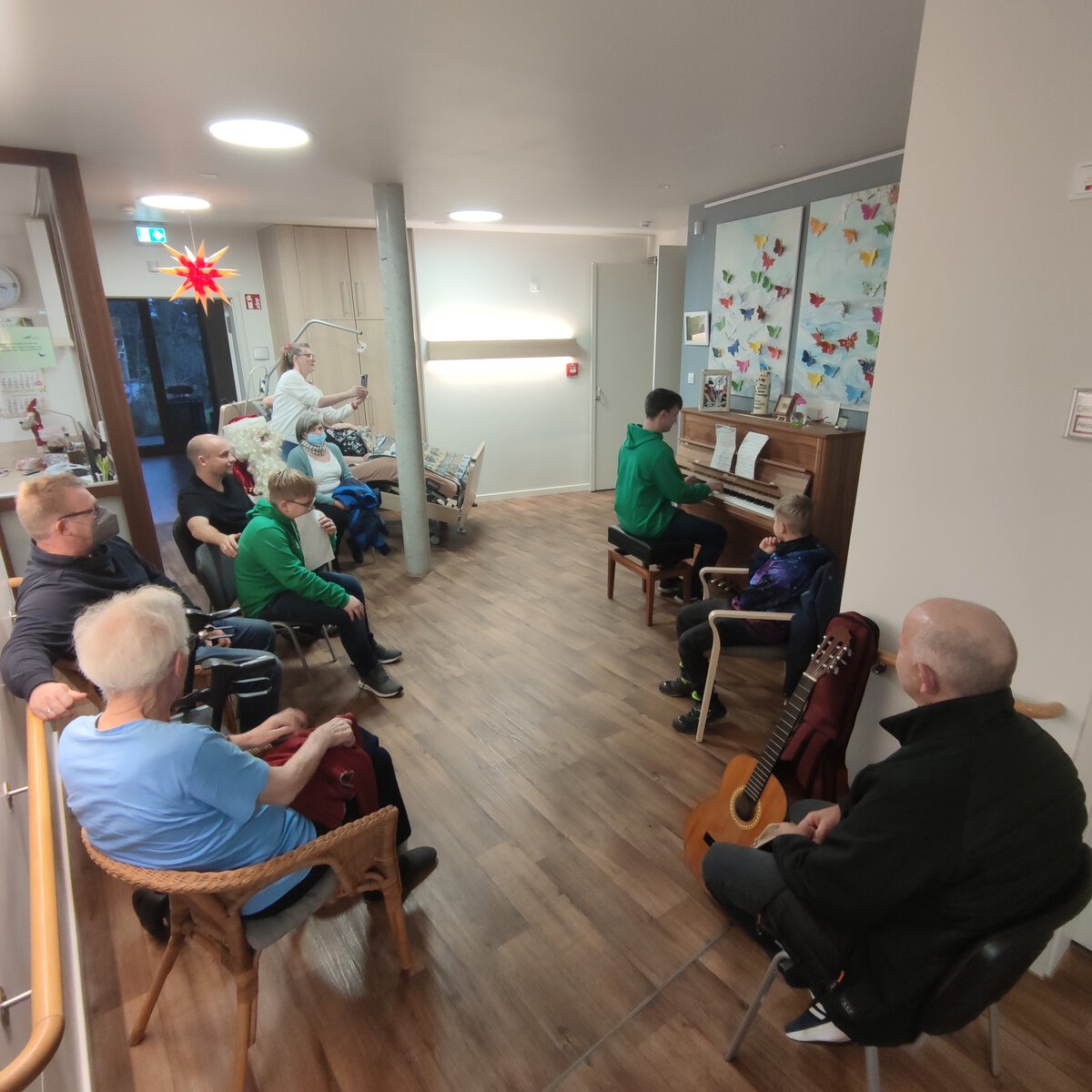 Weihnachtsmann im Hospiz Luckau - Evangelisches Diakonissenhaus Berlin